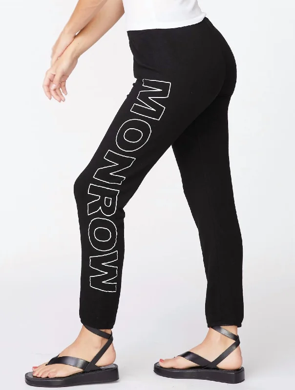 Stock Clearance Monrow Monrow Sweatpants In Black