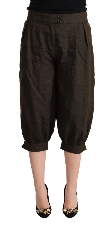 Major Savings GF Ferre  Viscose Cropped Harem Women's Pants