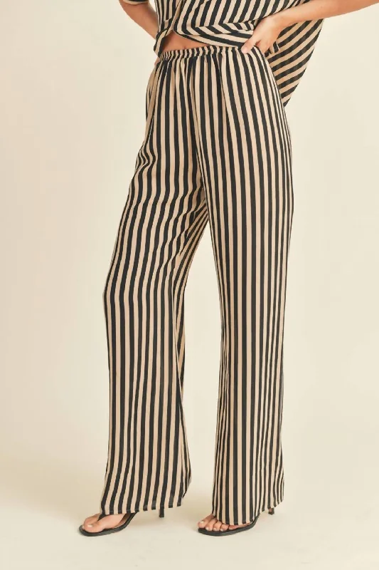 Shop and Save Stripe Pants In Toffee Nut