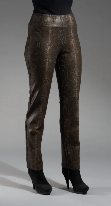 Weekend Discounts to Love Liquid Cobra Pant In Brown