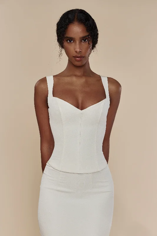 Artemis Bustier in White (Pre Order)