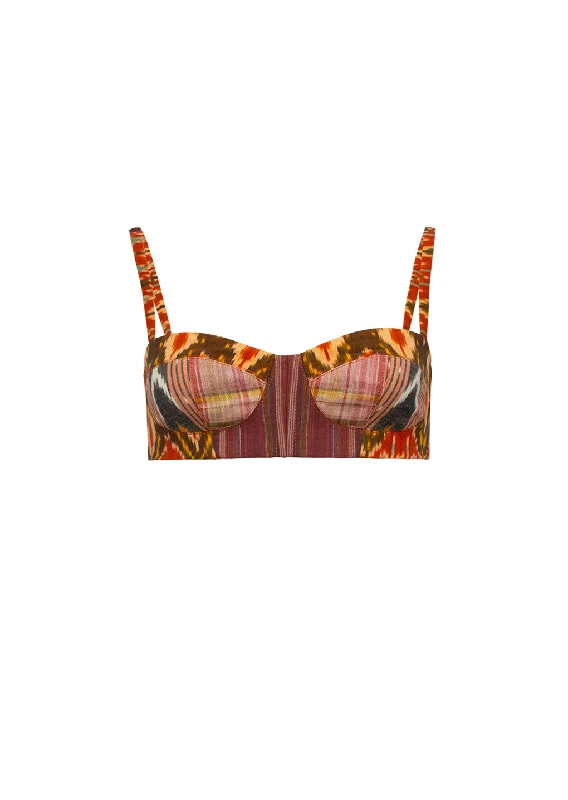 Bra Patchwork Bustier