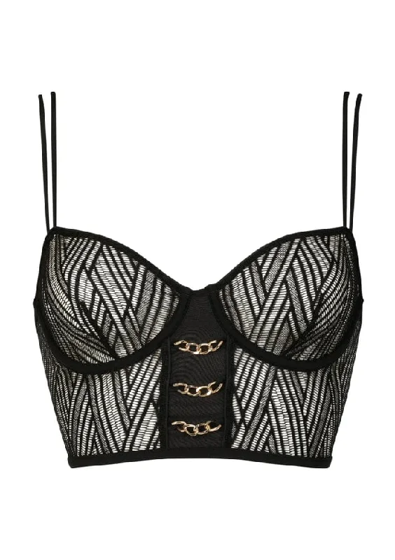 Onde Sensuelle Bustier- Black