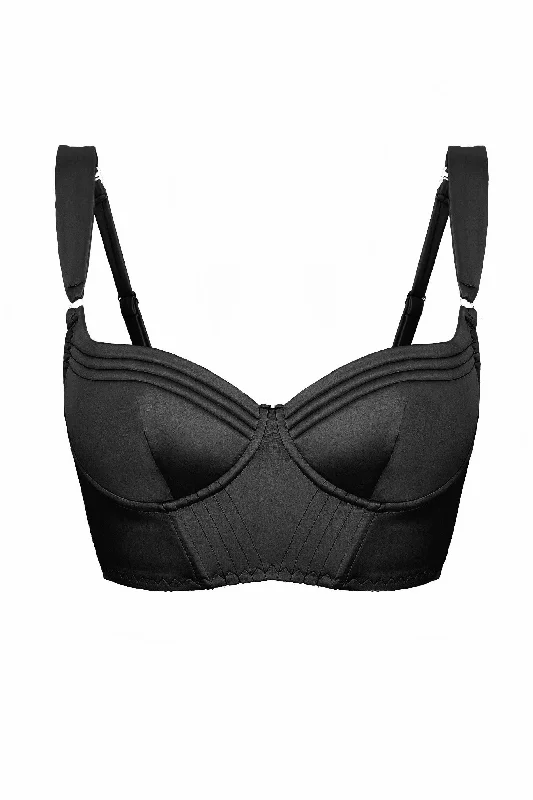 Cymothoe Black bustier