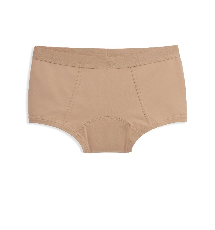 First Line Period Boy Shorts - Chai