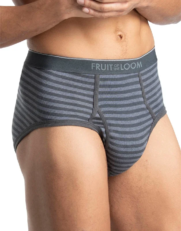 Fruit of the Loom 6-Pack Stripes/Solid Fashion Brief 6P4619