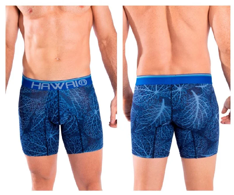 HAWAI 42104 Printed Boxer Briefs Color Royal Blue