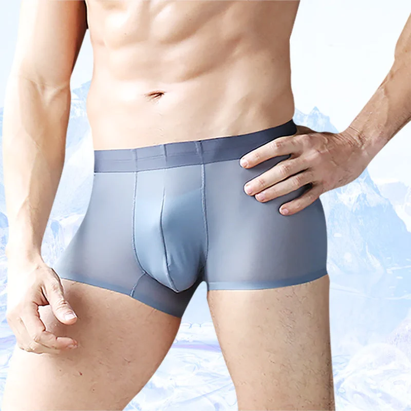 Ice Silk Seamless Breathable Men's Trunk