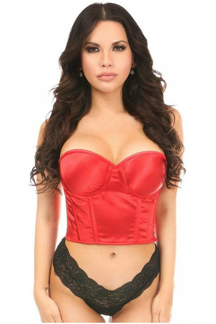 Lavish Satin Underwire Bustier