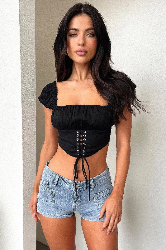 Maci Crop - Black