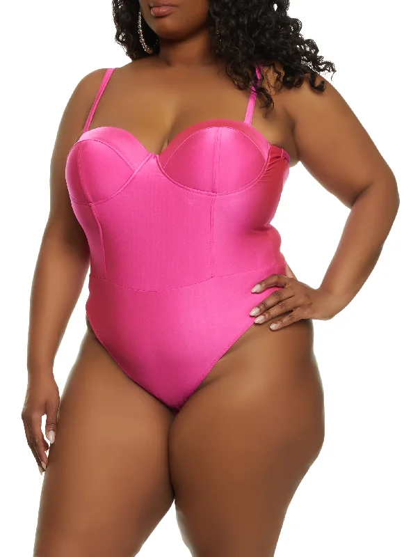 Plus Size Haute Monde Bustier Bodysuit