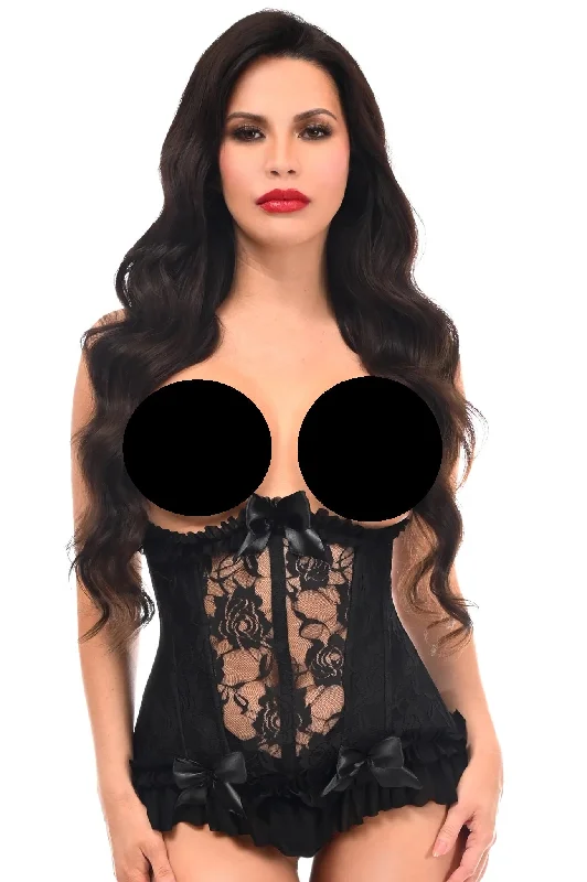 Queen Lavish Lycra & Lace Underbust Corset