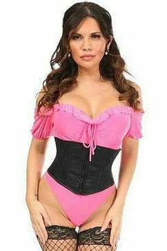 Queen Size Lavish Lace Steel Waist Corset