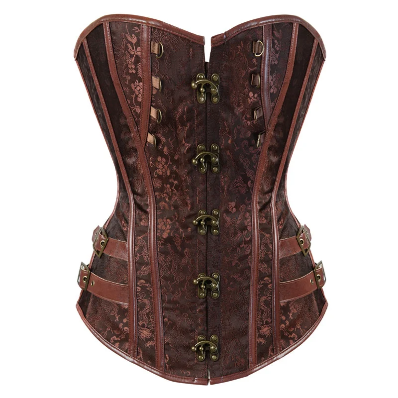 Steampunk Gothic Black Corset