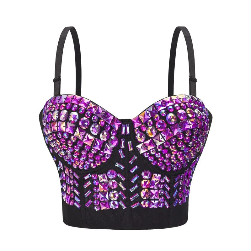 Women's Gothic Beaded Bustier