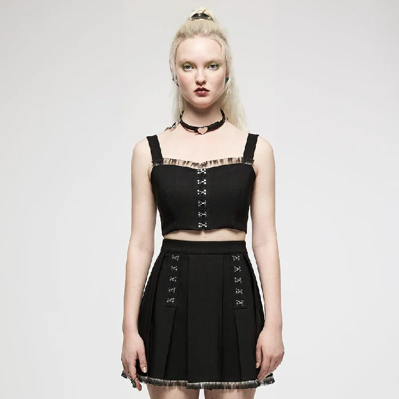 Women's Grunge Crisscross Bustier