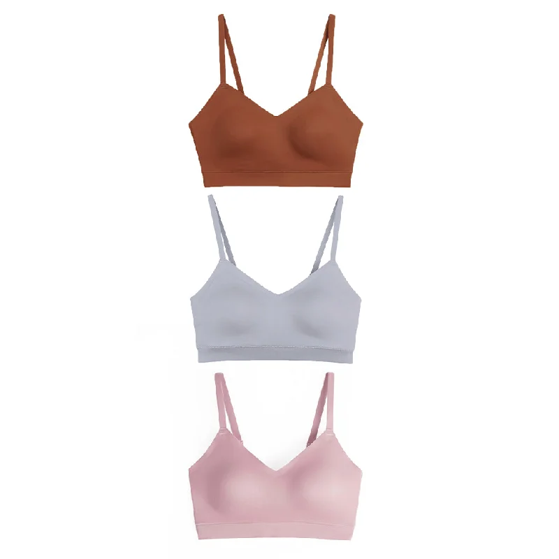 Floatley 3-Pack Cozy Adjustable Bra