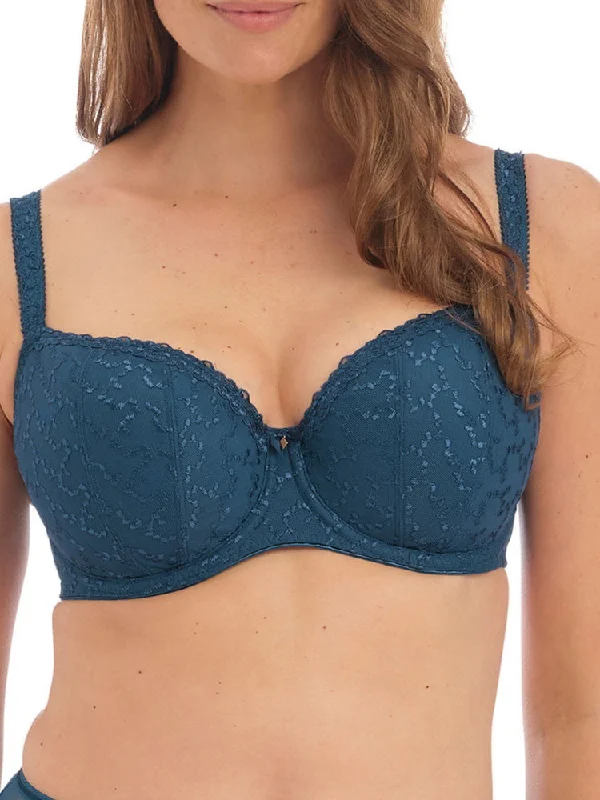 Ana Half Cup Bra - Teal