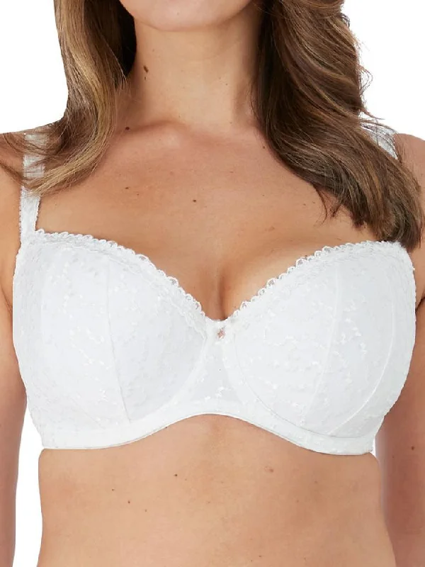 Ana Half Cup Bra - White