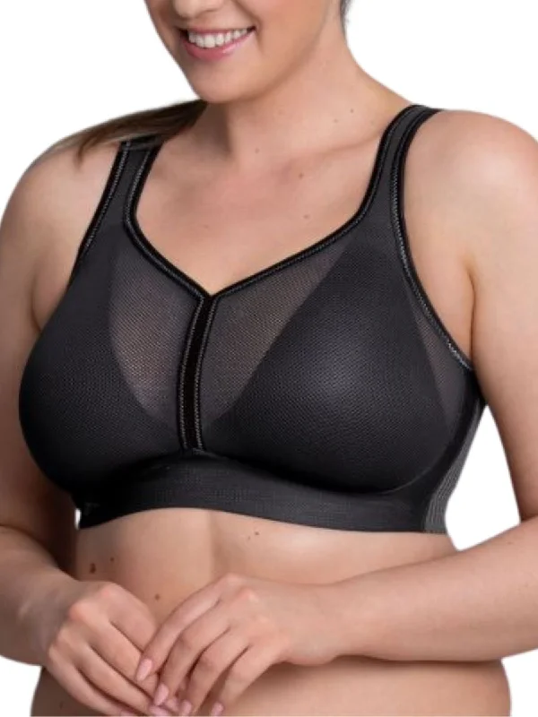 Air Control Deltapad Sports Bra - Anthracite