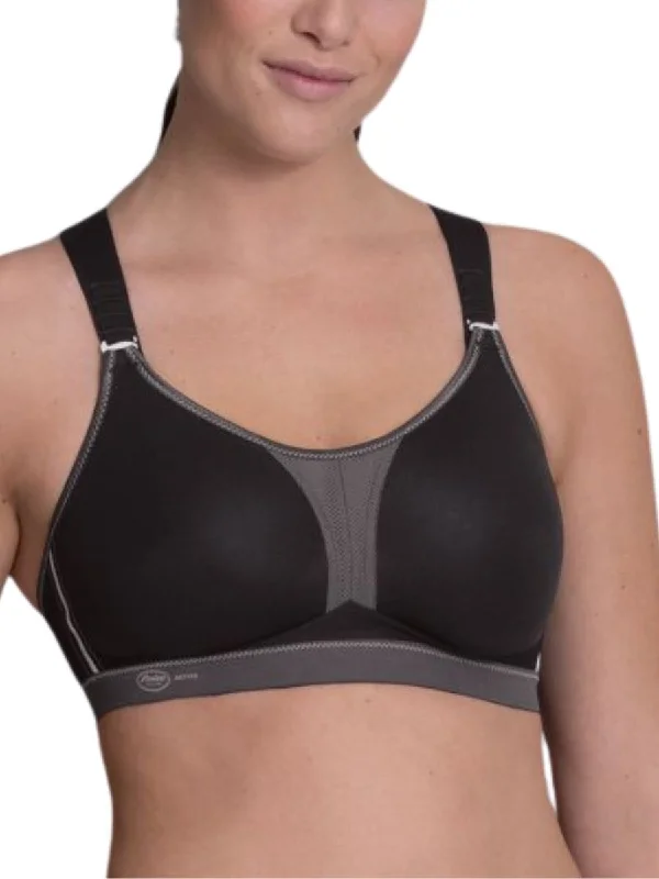 Dynamix Star Sports Bra - Black/Anthracite