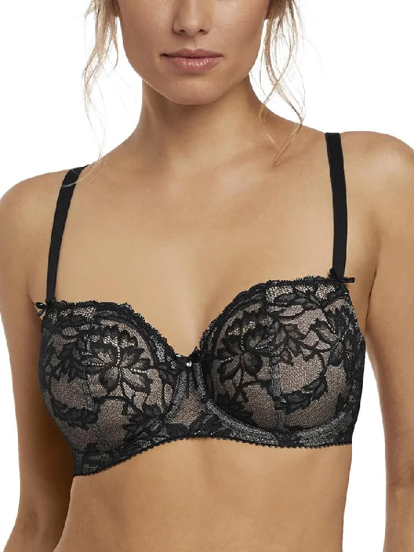 Bronte Vertical Seam Bra - Black