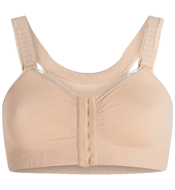 Carefix Alice Front Close Comfort Bra w/ Adjustable Straps (329150) - Nude