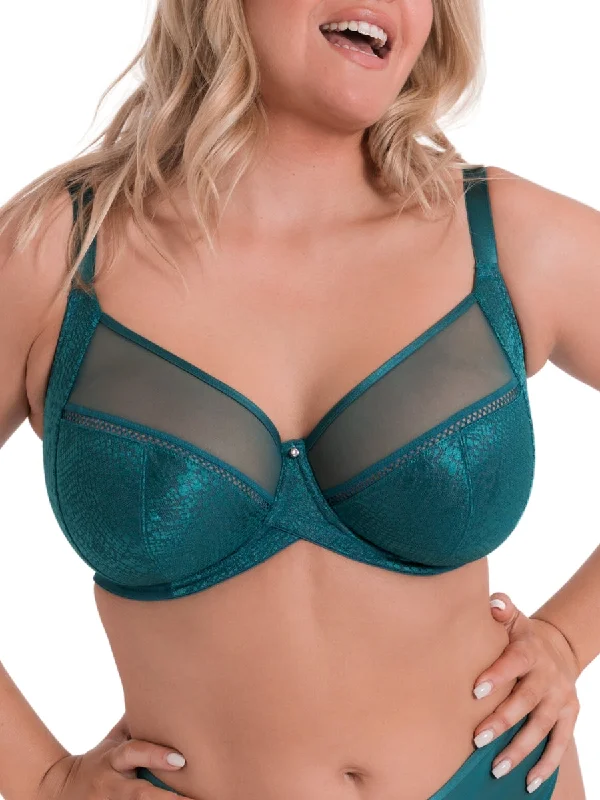 Amaze Balcony Bra - Verdigris