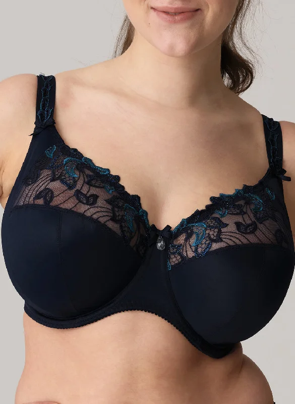 Deauville Velvet Blue Full Cup Bra