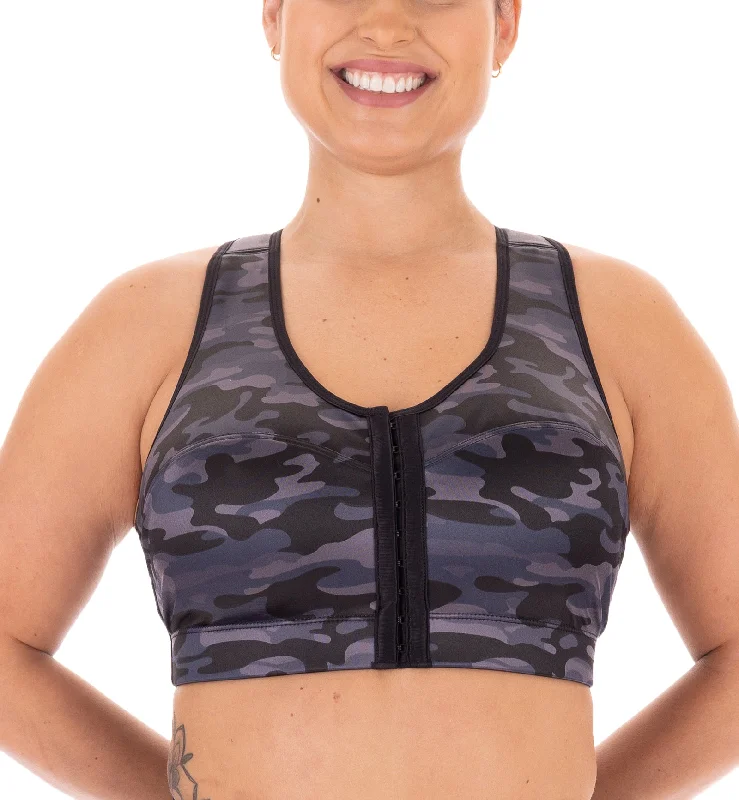 Enell High Impact Sports Bra (100) - Black Camo