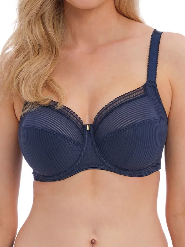 Fusion Full Cup Side Support Bra - Navy