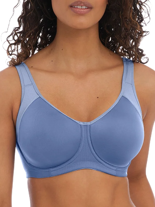 Sonic Moulded Spacer Sports Bra - Denim