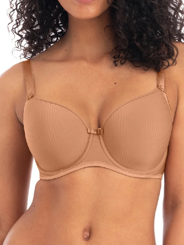 Idol Moulded Balcony Bra - Cinnamon