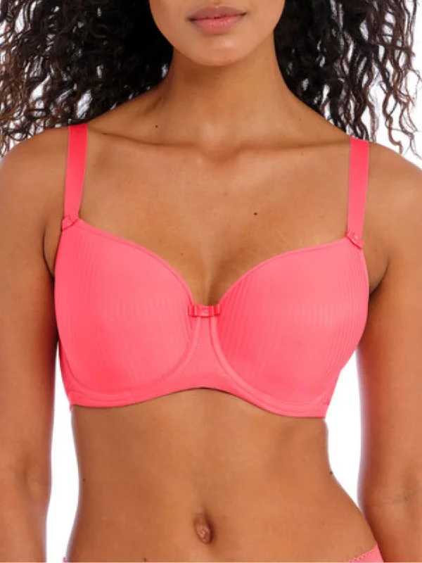 Idol Moulded Balcony Bra - Sunkissed Coral