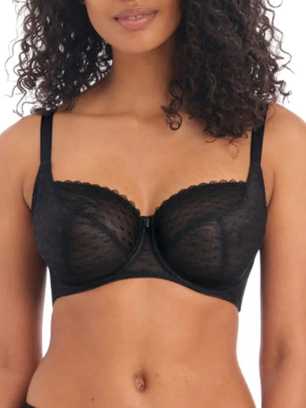 Signature Balcony Bra - Black