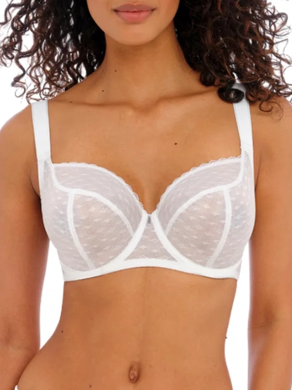 Signature Balcony Bra - White