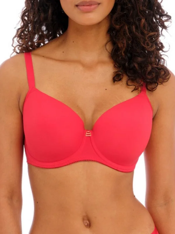 Snapshot Demi Plunge Moulded Bra - Chilli Red