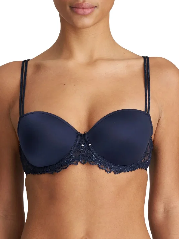 Jane Padded Balcony Bra - Velvet Blue