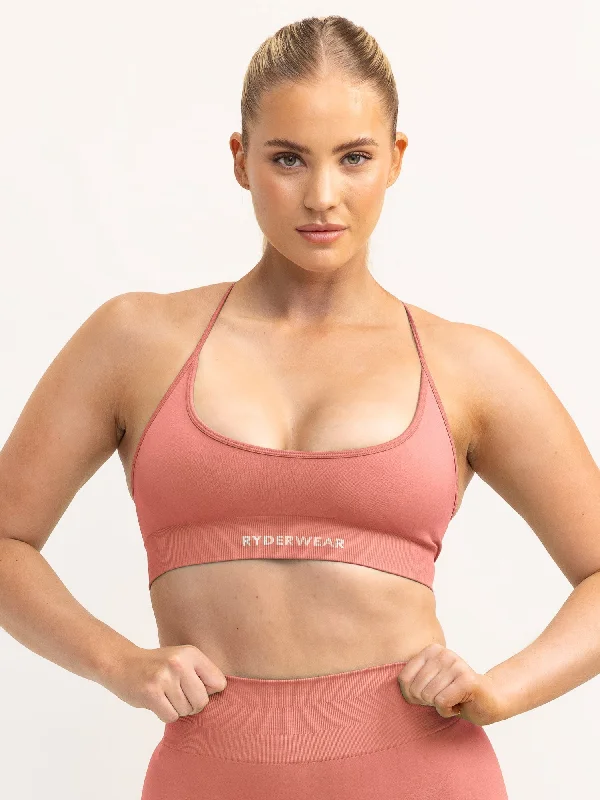 Lift 2.0 Seamless Sports Bra - Dusty Pink