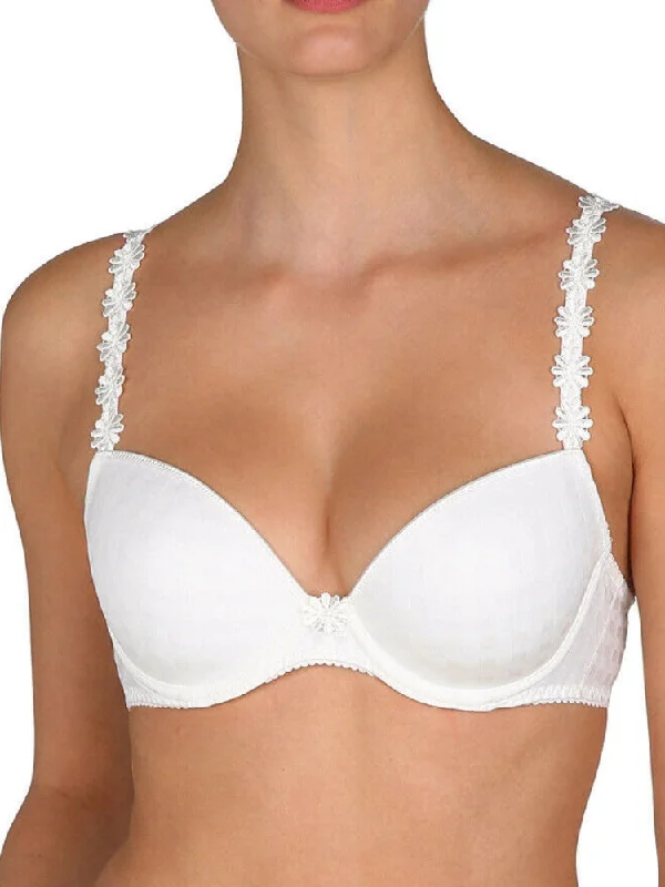 Avero Padded Plunge Bra - White