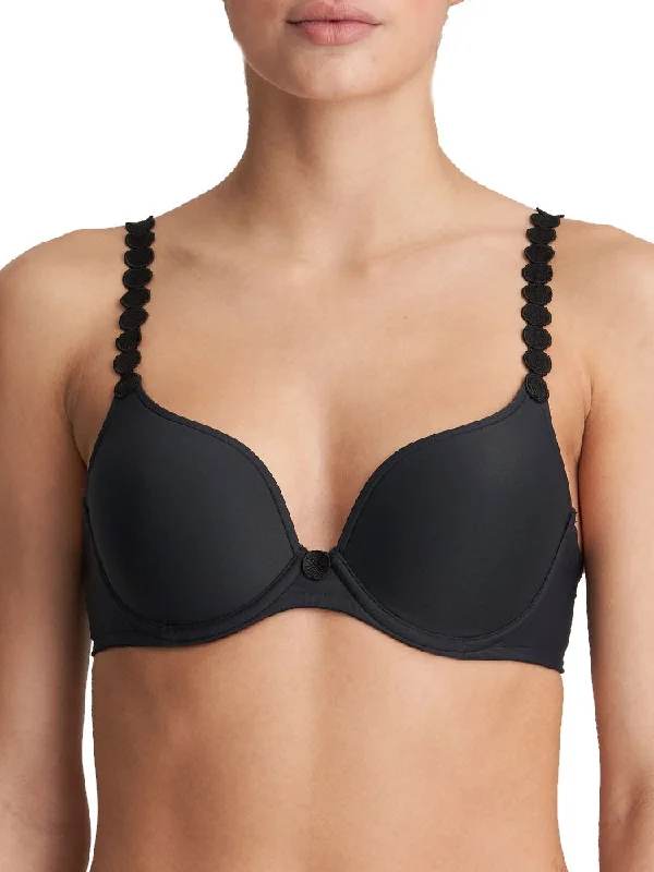 Tom Padded Heartshape Bra - Charcoal