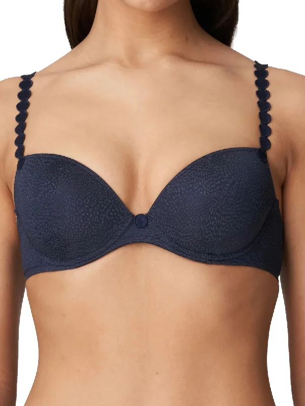 Tom Padded Plunge Bra - Majestic Blue