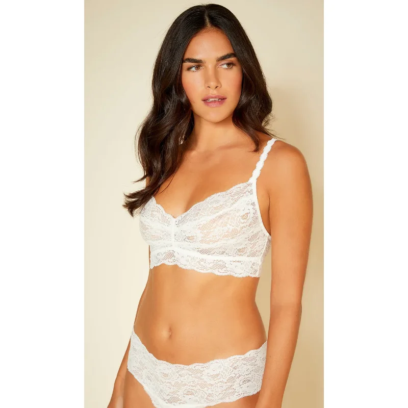 Never Say Never Sweetie Bralette in Moon Ivory