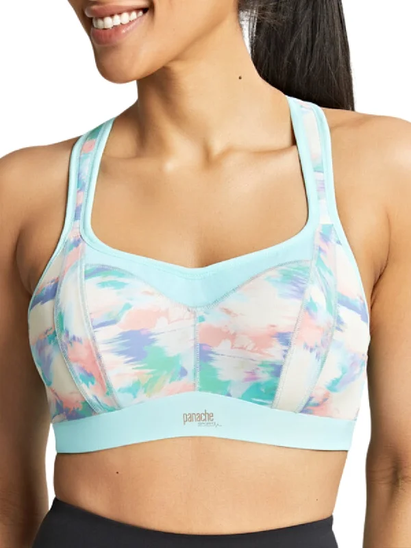 Wired Magnetic Racerback Sports Bra - Boho Print