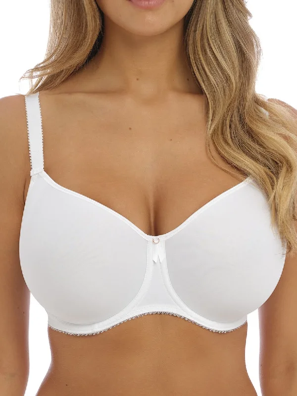 Rebecca Essentials Moulded Spacer Bra - White