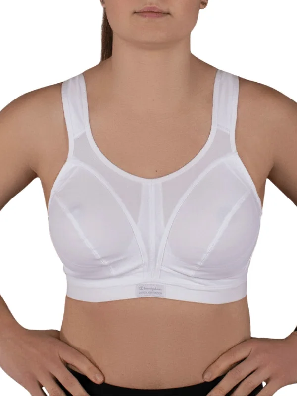 D+ Max Support Sports Bra - White