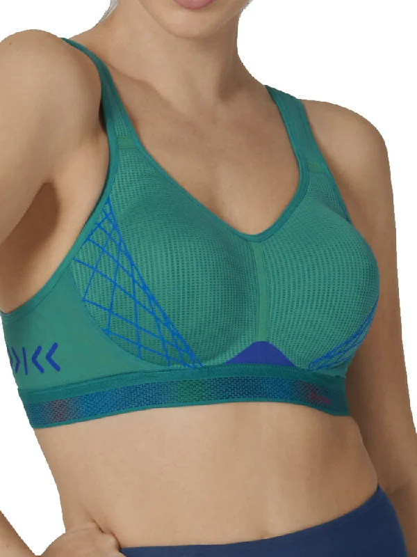 Triaction Cardio Cloud Racerback Sports Bra - Emerald